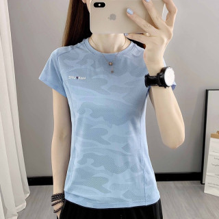 女圓領排汗衫