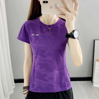女圓領排汗衫