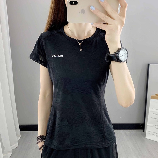 女圓領排汗衫 女圓領排汗衫